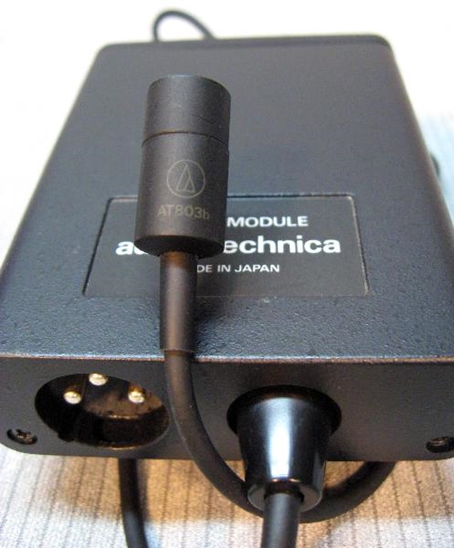 Image sur Audio Technica AT803b condensor lavalier microphone