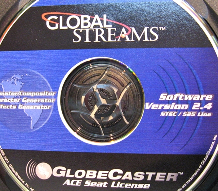 Picture of GlobeCaster Software Version 2.4 NTSC