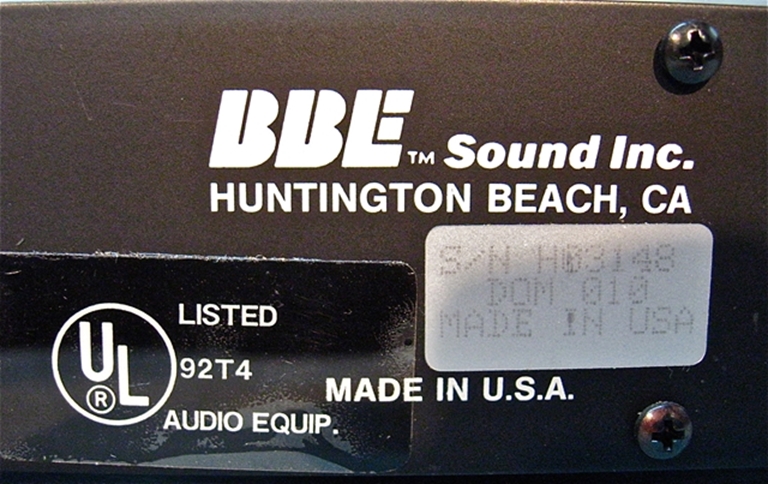 Image sur BBE Model 411 Sonic maximizer sn H03148