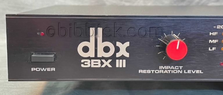 Image sur dbx 3BXiii  3 band dynamic range expander, VG condition.  snn50301843