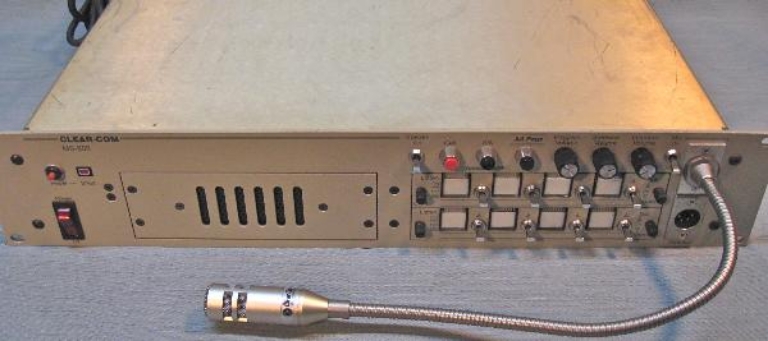 Picture of Clearcom MS-808A Main Station.  Closeout price, $225.