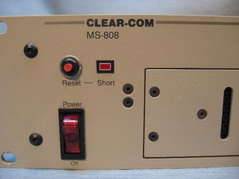 Picture of Clearcom MS-808A Main Station.  Closeout price, $225.
