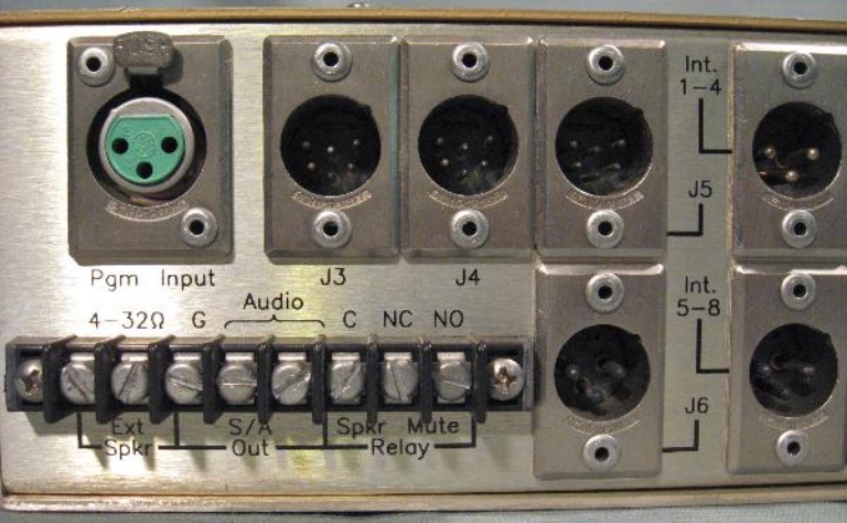 Picture of Clearcom MS-808A Main Station.  Closeout price, $225.