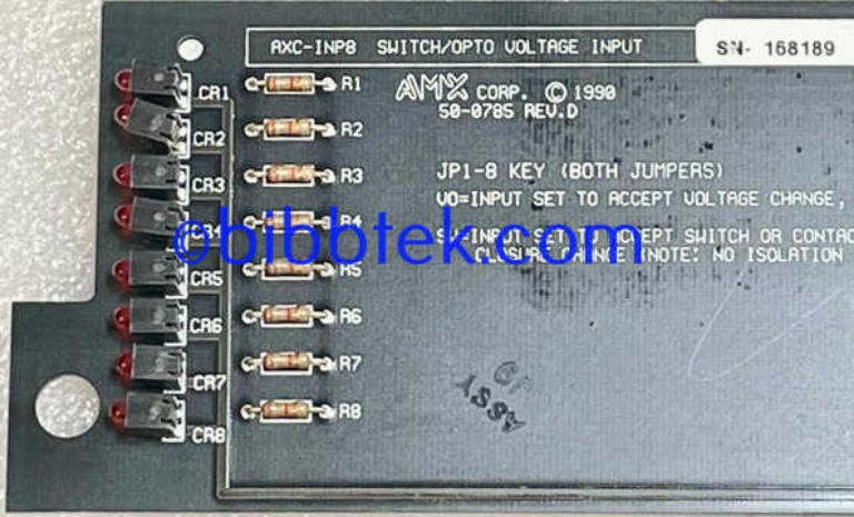 Picture of AMX AXC-INP-8 boards