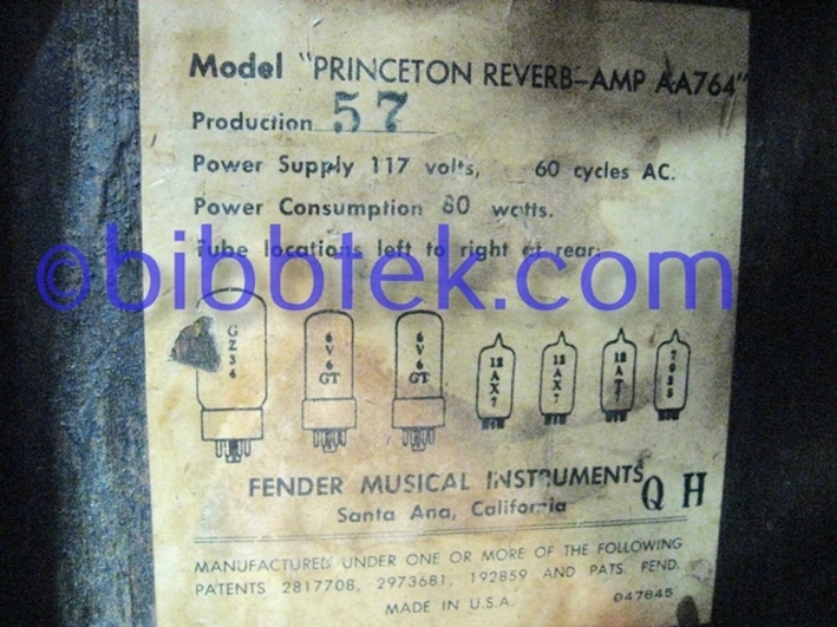 Image sur 1967 Fender Princeton Reverb SOLD OUT.