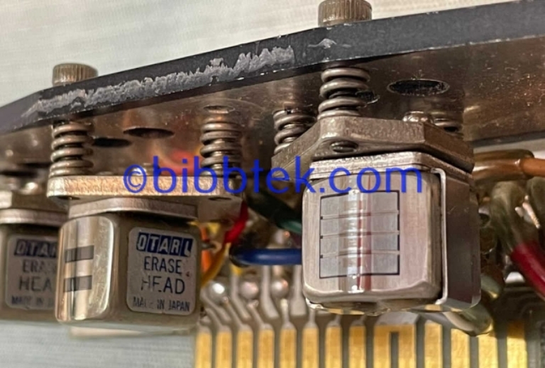 Picture of Otari 4 track .250" head assembly for MX5050BQ II  4 track machines.