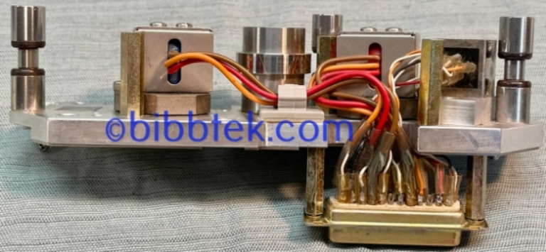 Picture of Otari 2 track .250" head assembly for Otari MX-55 machines.