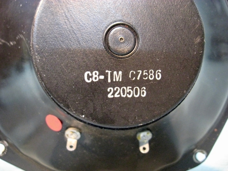 Picture of Jensen C8-TM C7586 closed back Midrange, 4 hole.  SOLD Out.